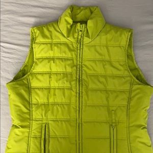 Green bubble vest